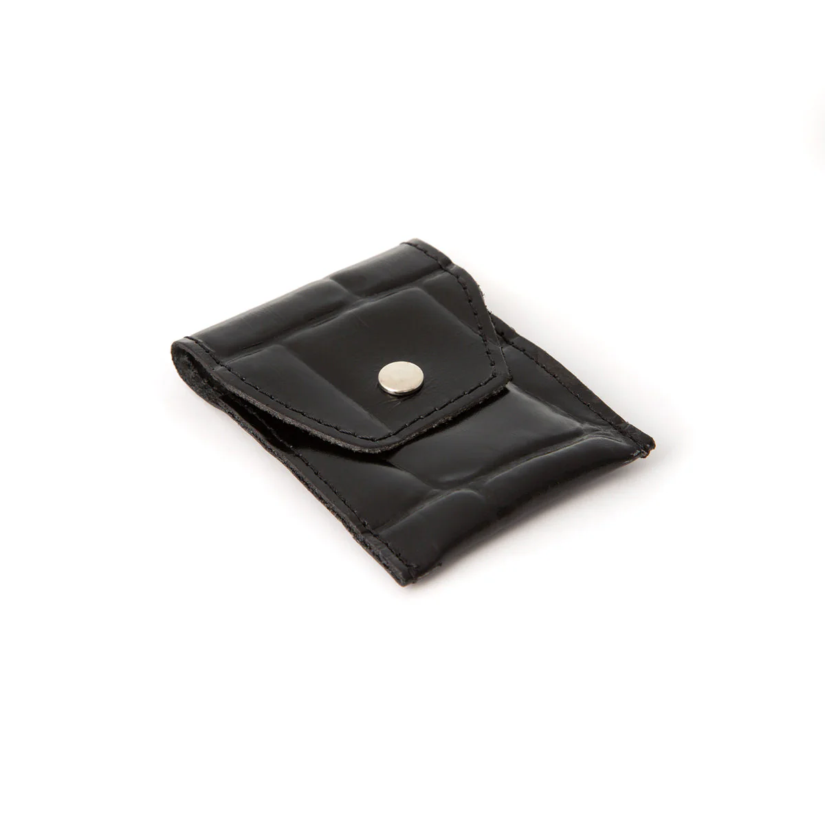 Mini Black Travel Mach3 Razor in Leather pouch - Image 3